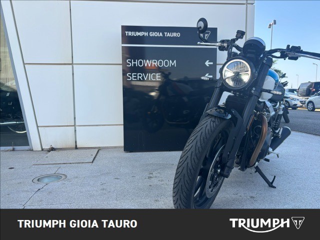 TRIUMPH Speed Twin 900 Pure White/Blue/Orange Abs