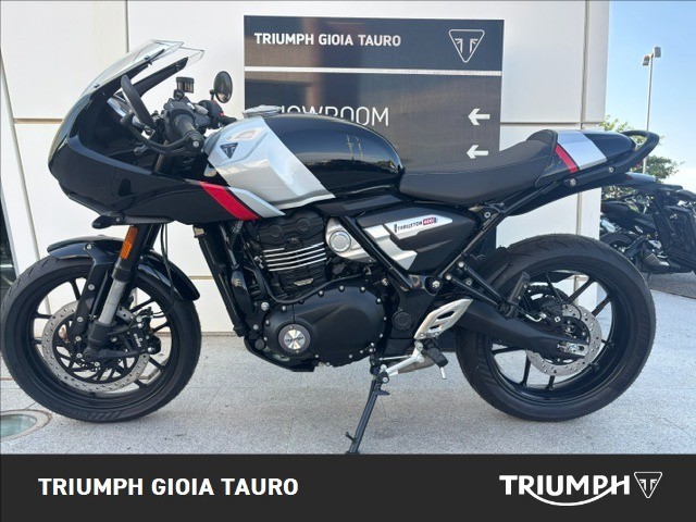 TRIUMPH Thruxton 400 Phantom Black / Aluminium Silver Abs